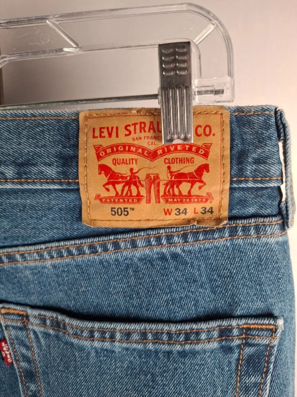 Levi's Mens Dark Wash Jeans - Size 34x34